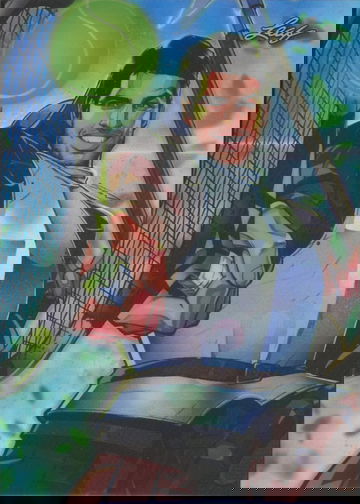 2023 Leaf Metal Carlos Alcaraz Anime Nation #/710 #ANB-60