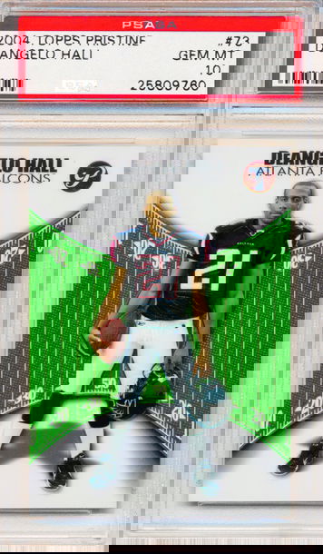 2004 Topps Pristine #73 DeAngelo Hall Rookie 476/999 LOW POP 1 of 1 PSA 10!