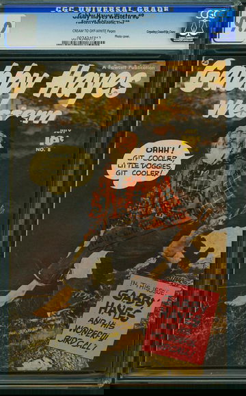 GABBY HAYES WESTERN #8, CGC 9.2 NM- -- CROWLEY PEDIGREE