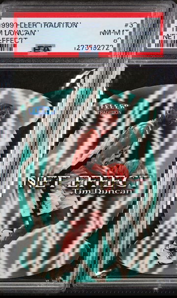 1999 Fleer Net Effect Tim Duncan #3 PSA 8