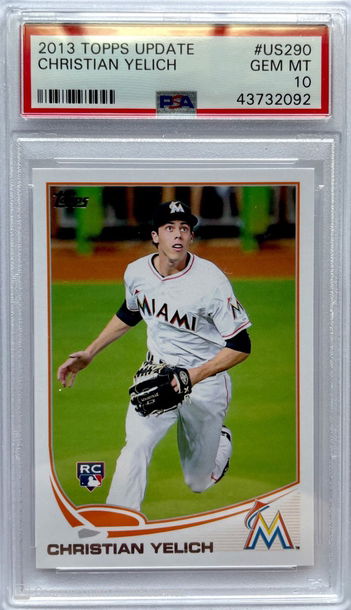 2013 Topps Update Christian Yelich #US290 PSA 10