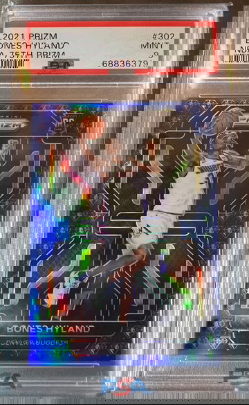 2021 Prizm Bones Hyland 75th Prizm PSA 9 #302 RC Rookie Card 