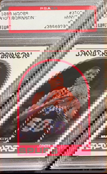 1989 hoops #310 David Robinson PSA 9