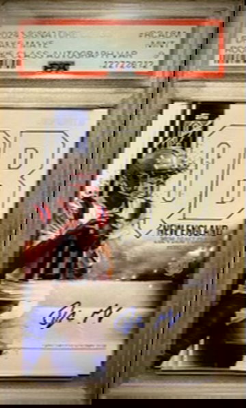 2024 Topps Signature - Drake Maye - Rookie Variation Auto PSA 9