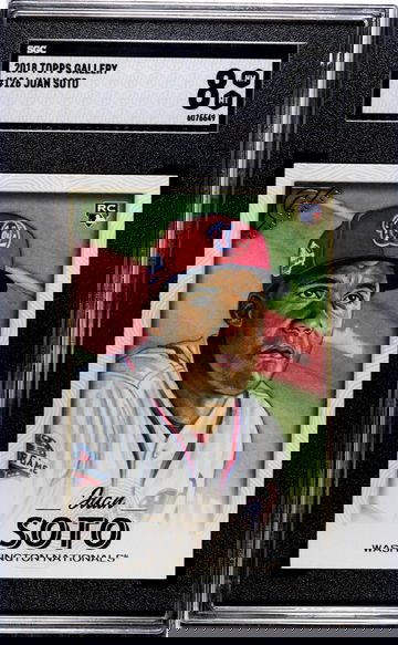 2018 Topps Gallery #126 Juan Soto SGC 8