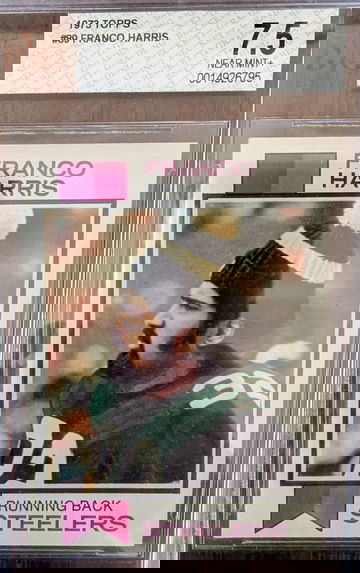 1973 Topps Franco Harris HoF RC BVG 7.5