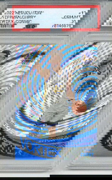 2022 PANINI REVOLUTION VORTEX COSMIC #1 STEPHEN CURRY /99 PSA 10 LOW POP