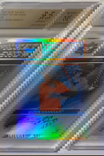 2017 Leaf Valiant Adam Haseley Auto /35 BGS 9.5/10