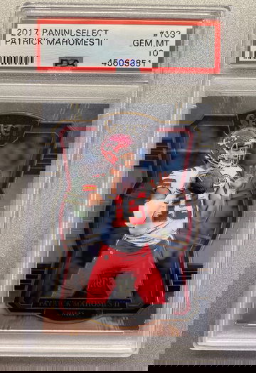 PATRICK MAHOMES 2017 SELECT ROOKIE PSA 10 GEM MINT 