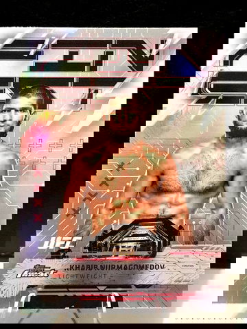 2025 Topps Finest UFC  KHABIB NURMAGOMEDOV  RARE REFRACTOR  SP