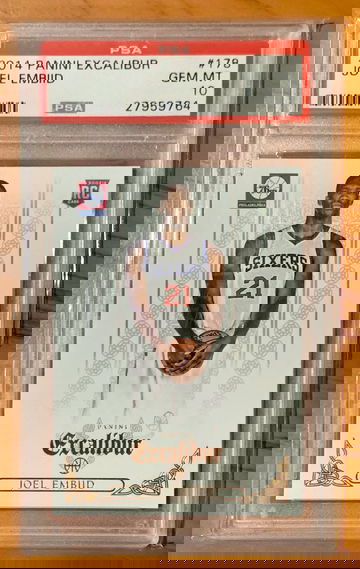 2014 Excalibur Joel Embiid RC PSA 10 Gem-Mint PSA - Low Pop!