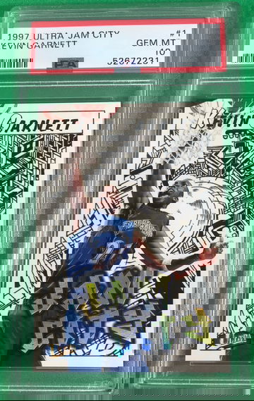 1997 Ultra Jam City Kevin Garnett #1 PSA 10 Pop 4