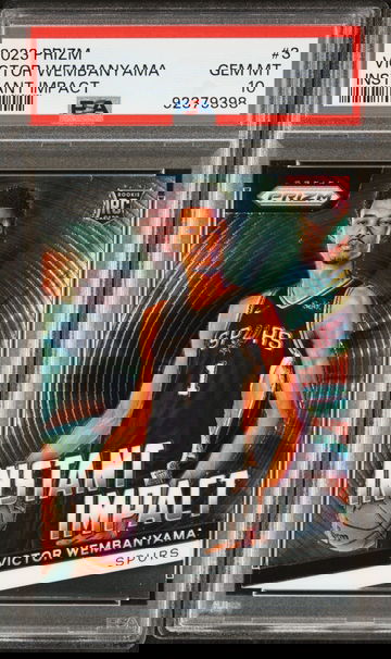 2023 PRIZM INSTANT IMPACT VICTOR WEMBANYAMA PSA 10