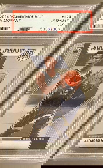 Ja Morant Mosaic NBA Debut RC PSA 10 50367086