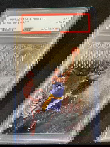 1998 Metal Universe Kobe Bryant PSA 9