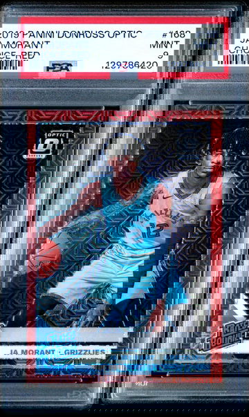 2019 Panini Donruss Optic Ja Morant Choice Red #168 PSA 9