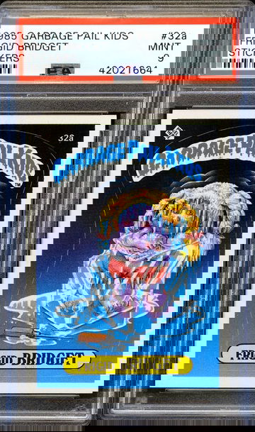 1985 Topps Garbage Pail Kids 🔥 Frigid Bridget Matte Sticker #32a 🔥 OS1 - PSA 9