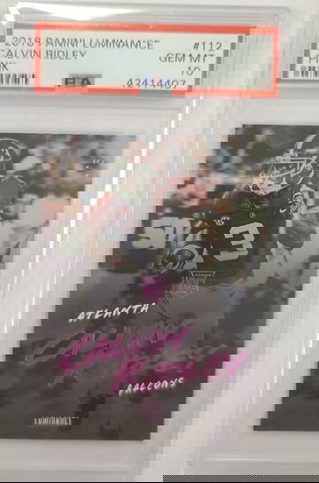 Calvin Ridley Luminance Pink /5 PSA 10