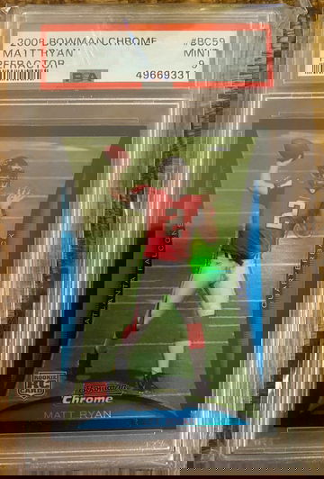 2008 Bowman Chrome Refractor Matt Ryan PSA 10 RC