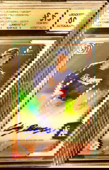 Cody Bellinger 2015 Bowman Chrome Refractor 1st Auto