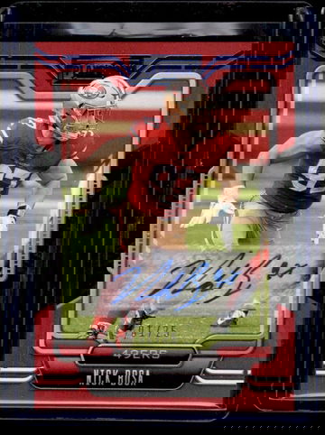 2021 Panini Playbook Nick Bosa #77 Auto /25