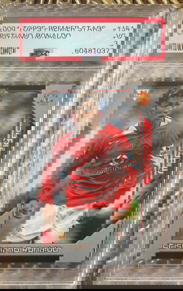 2004 Topps Premier Stars Cristiano Ronaldo PSA 3