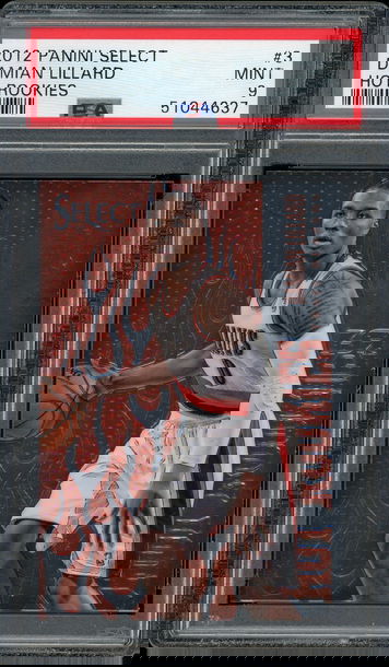 Damian Lillard 2012/13 Panini Select Hot Rookies RC #3 PSA 9 MINT Blazers