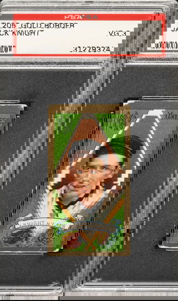 1911 T205 Piedmont Jack Knight New York Yankees  PSA 3 VG