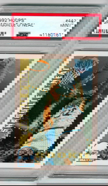 1992 Hoops Shaquille O'Neal PSA 9 Mint