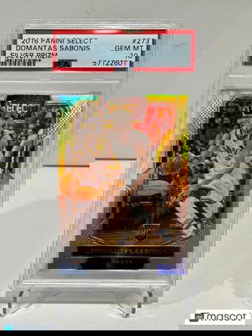 2016-17 Panini Select Domantas Sabonis RC Silver Prizm Courtside #273 PSA 10