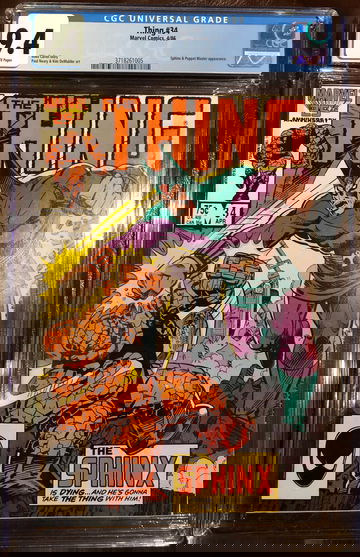 Thing #34 CGC 9.4 Sphinx and Puppet Master Appearance