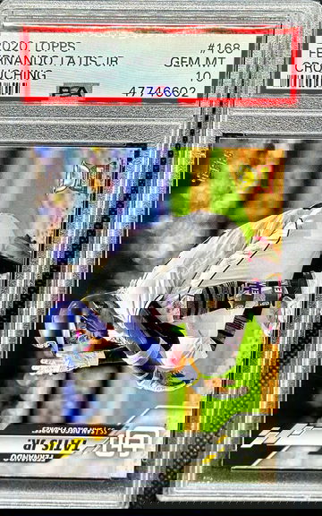 2020 Topps FERNANDO TATIS JR. SP Image Variation PSA 10 #168 Rookie Cup Padres