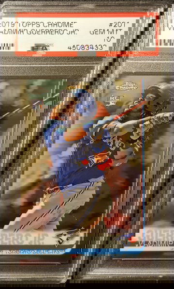 2019 Topps Chrome Vladimir Guerrero Rookie RC PSA 10