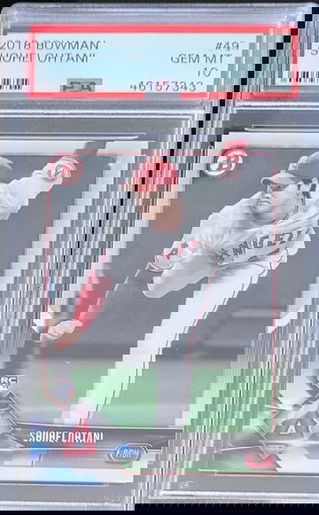 2018 Bowman Shohei Ohtani Rookie PSA 10 Gem Mint