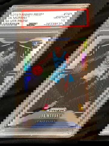 Ja Morant silver prizm PSA 10 gem mint 249 