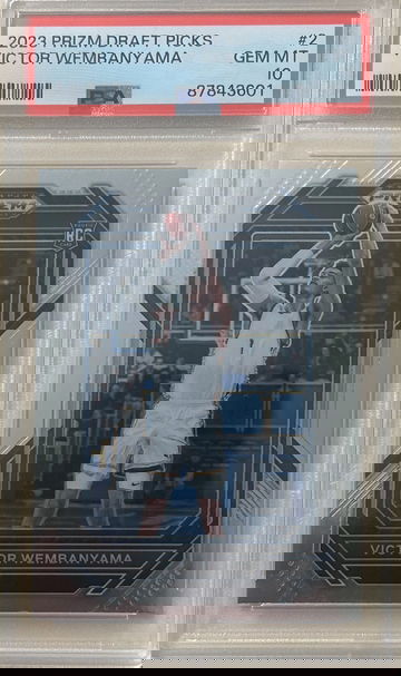 2023 Prizm Draft Picks Victor Wembany Ama #2 PSA 10 GEM MT