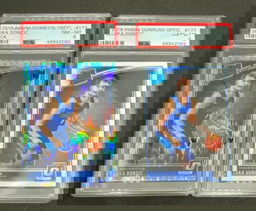 Luka Doncic 2018 Optic PSA 8 lot 