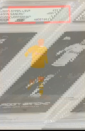 2020 Topps BVB Jadon Sancho #22 PSA 9