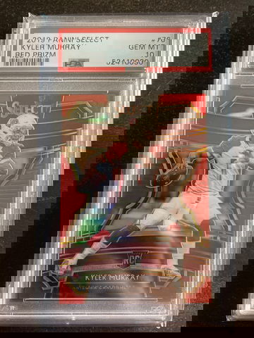 2019 Panini Select Kyler Murray Red Prizm /99 PSA 10