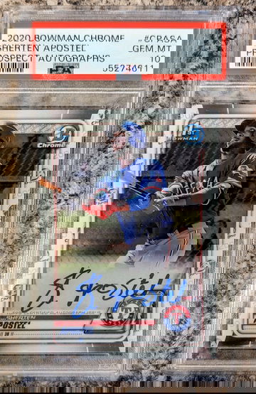 2020 Bowman Chrome Sherten Apostle Auto PSA 10