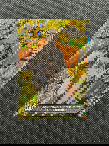 2025 Topps Chrome WWE Cactus Jack “THE AMERICAN NIGHTMARE” CODY RHODES Gold Refractor #27/50.