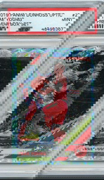 Trae Young 2019 Panini Donruss Optic Premium Box /249 PSA 9