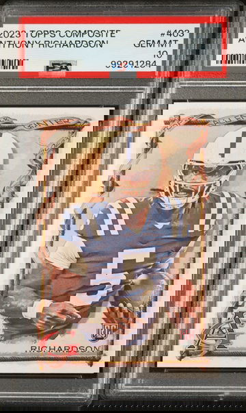 Anthony Richardson 2023 Topps Allen & Ginter NFL #403 Football Card PSA 10 Gem Mint