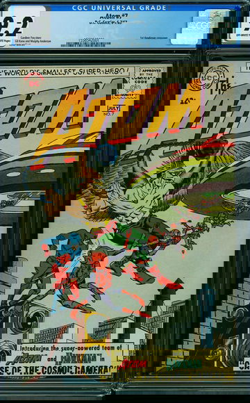 ATOM #7, CGC 9.2 NM-