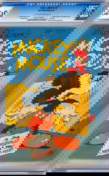 MICKEY MOUSE #3 CGC 3.0 aka DELL FOUR COLOR 79 SOLE CARL BARKS MICKEY MOUSE 1945