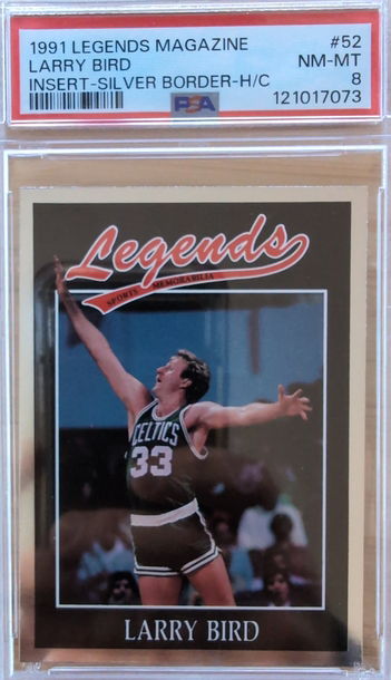 1991 Legends Magazine Larry Bird PSA 8