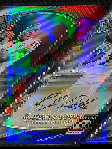 2017 R. Joshua Dobbs Optic Rated Rookie Red Preview Prizm Auto /23 #181