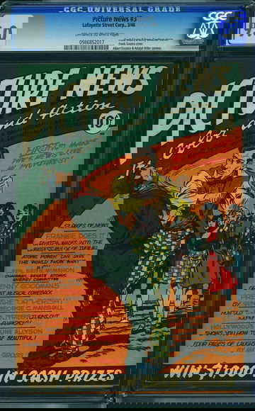 PICTURE NEWS #3, CGC 9.0 VFNM