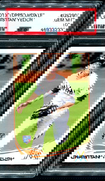 2013 Topps Update Christian Yelich PSA 10