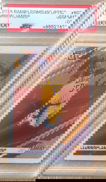 2019 Panini Donruss Optic LeBron James PSA 10 Gem Mint 